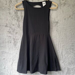 PINK Victoria's Secret Black Sleeveless Skater Dress Cut Out Size XS